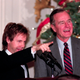 Dana Carvey and George H.W. Bush together in 1992.